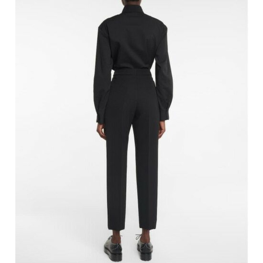 * Alaia High-Rise Cotton Pants