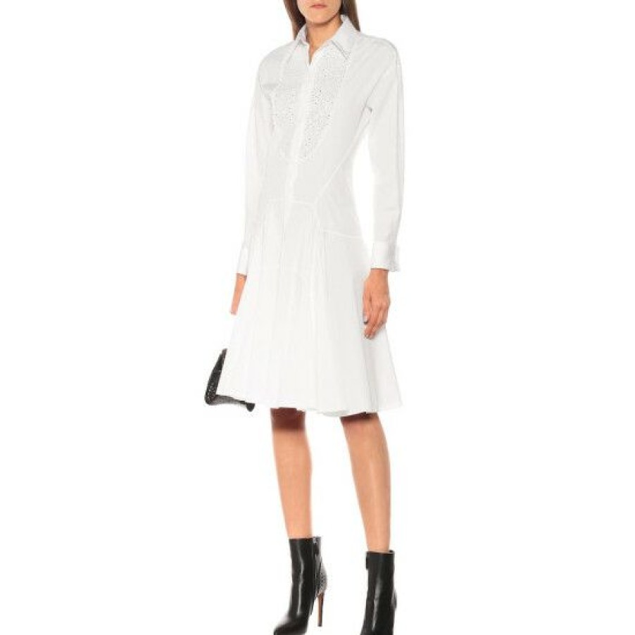 * Alaia Cotton Midi Shirt Dress