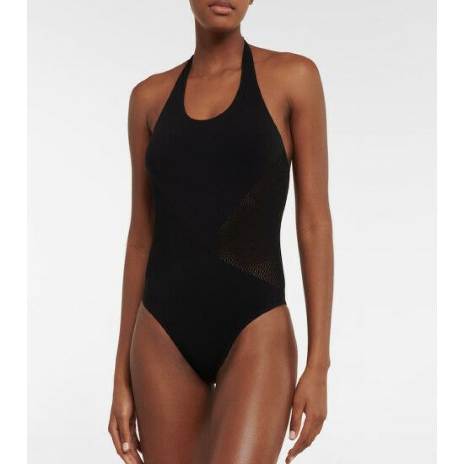 * Alaia Mesh-Insert Swimsuit