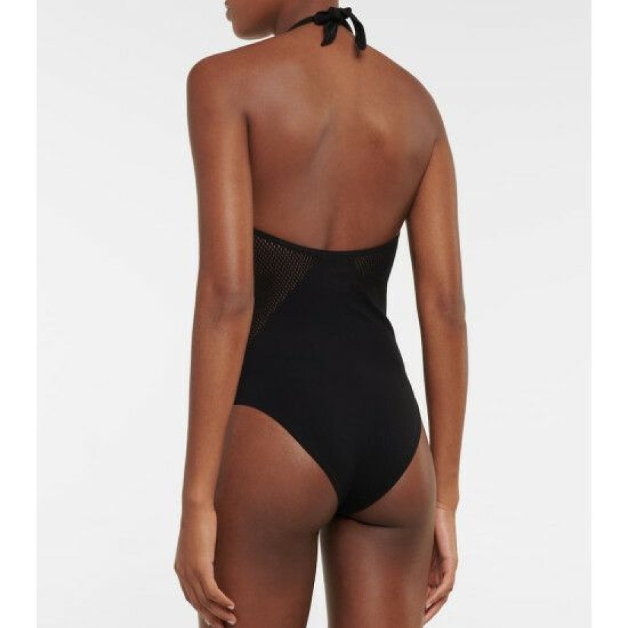 * Alaia Mesh-Insert Swimsuit