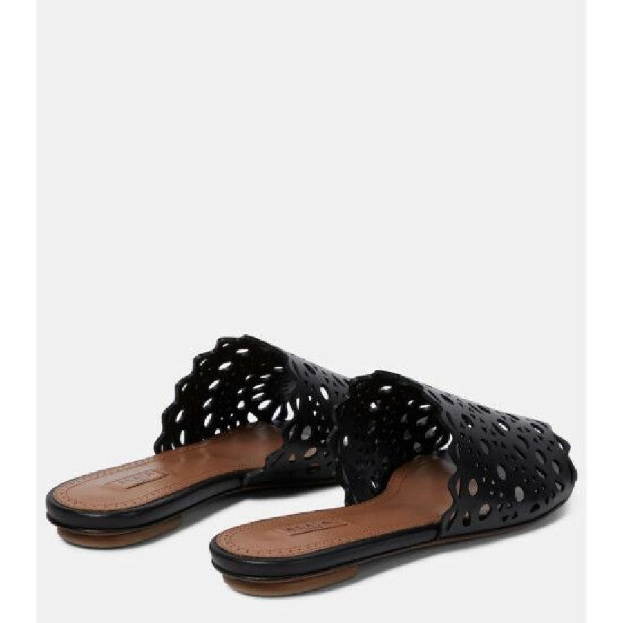 * Alaia Leather Sandals