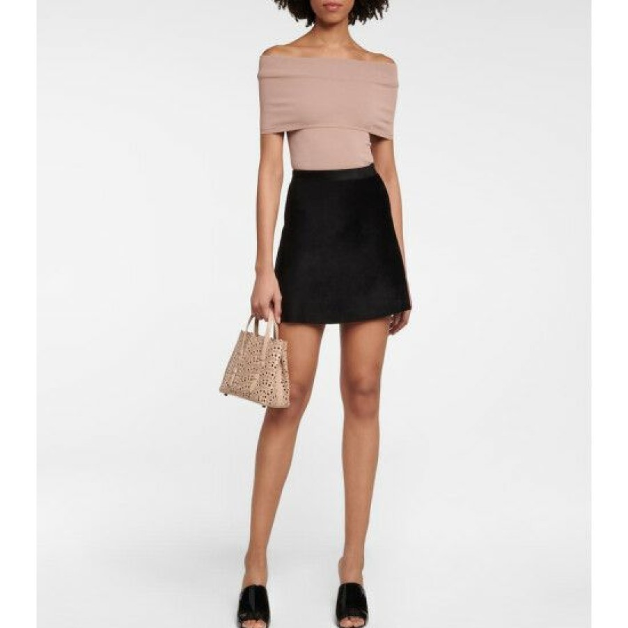 * Alaia Off-The-Shoulder Bodysuit