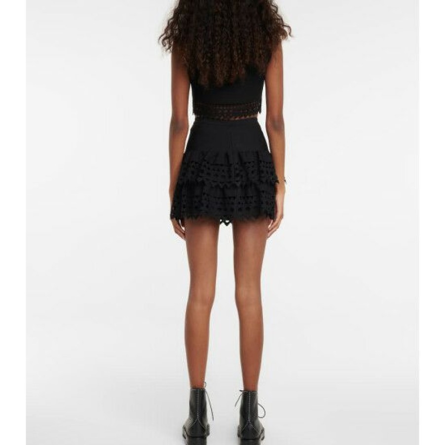 * Alaia Vienne Tiered Miniskirt