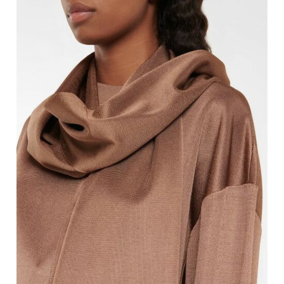 * Alaia Embroidered Scarf