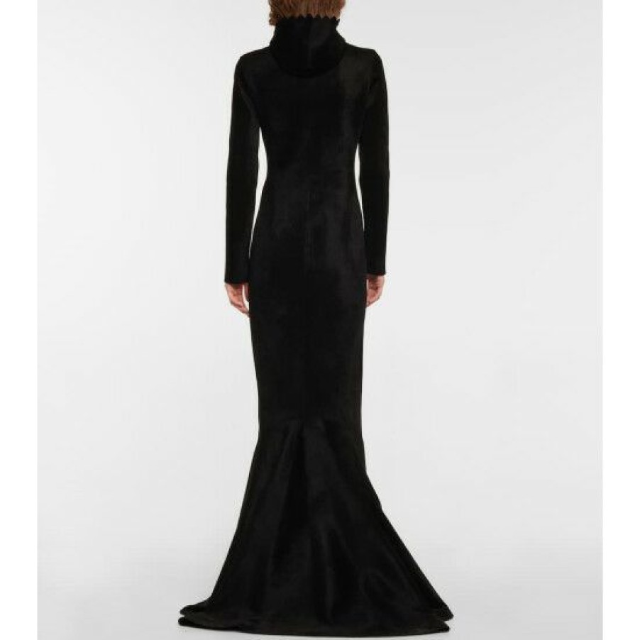 * Alaia Wool-Blend Gown