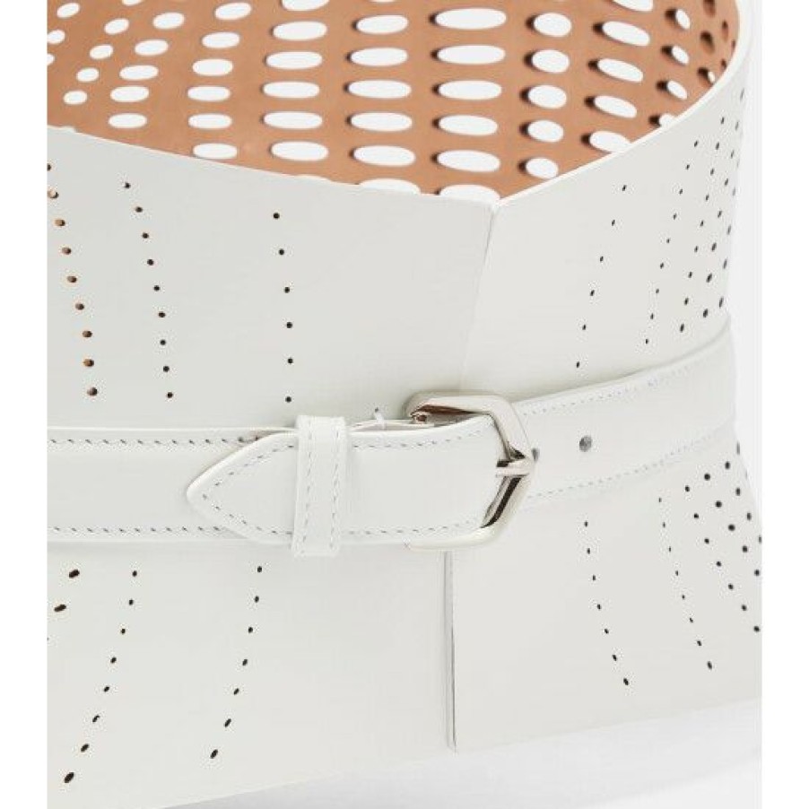 * Alaia Neo Leather Corset Belt