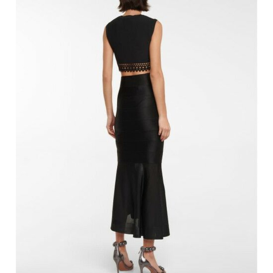 * Alaia Cutout Crop Top