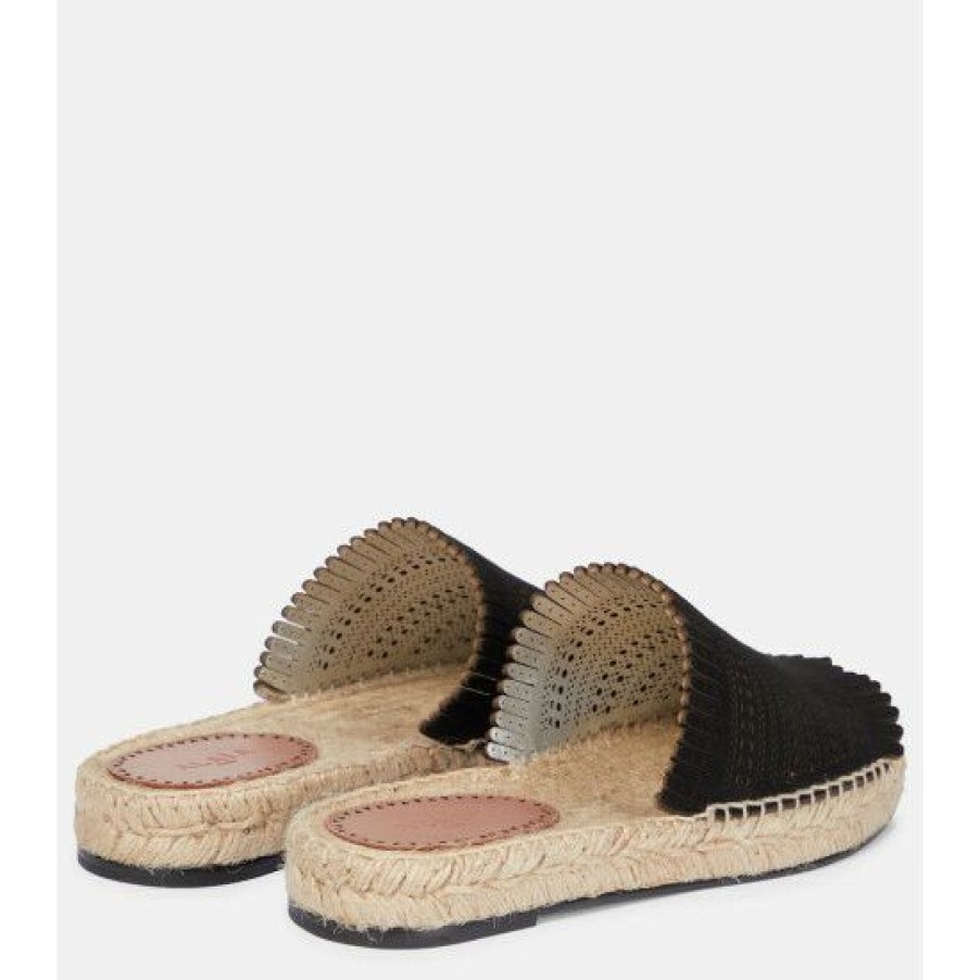 * Alaia Suede Espadrilles