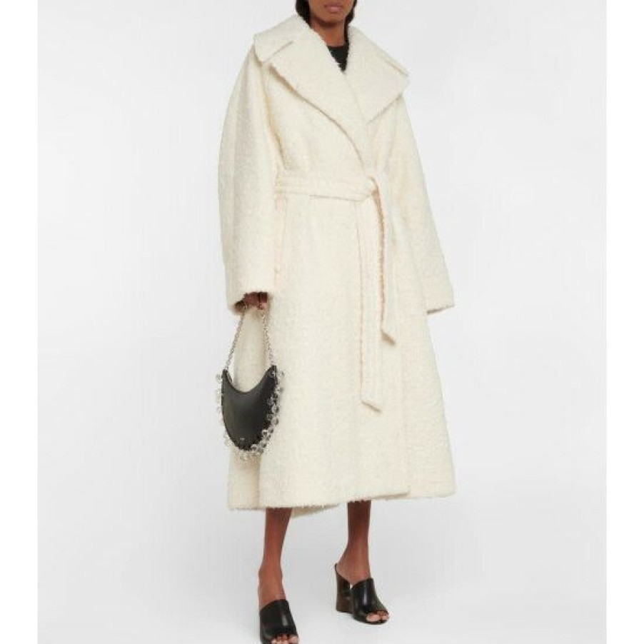 * Alaia Alpaca Wool And Cotton Coat