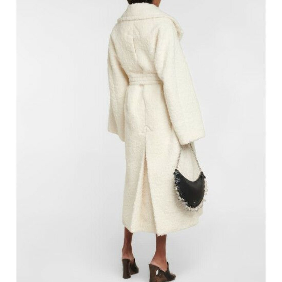 * Alaia Alpaca Wool And Cotton Coat