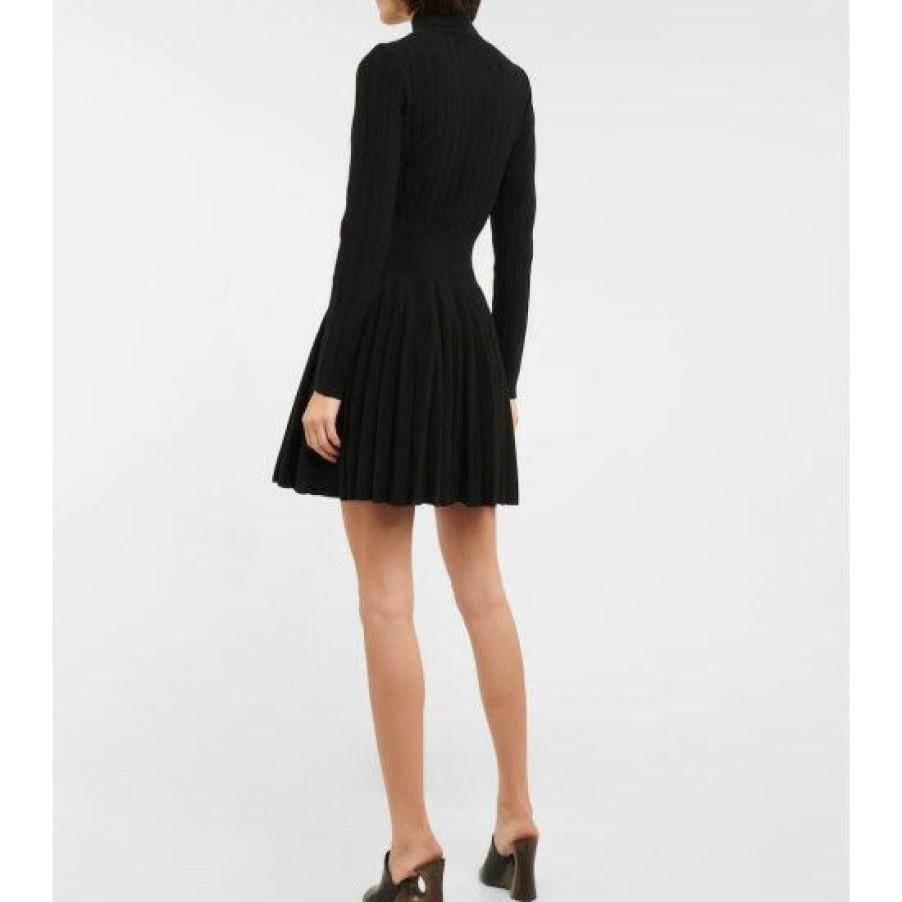 * Alaia Wool-Blend Minidress