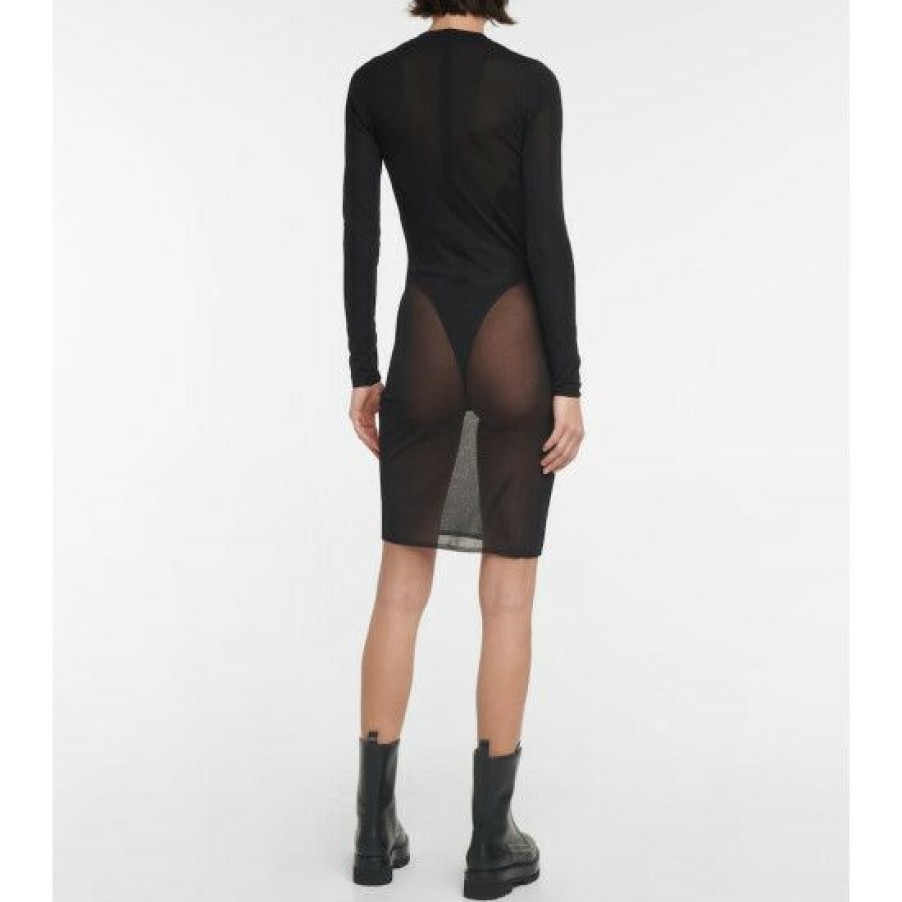 * Alaia Voile Sheer Minidress