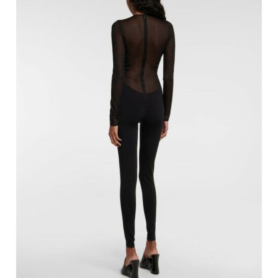 * Alaia Semi-Sheer Bodysuit