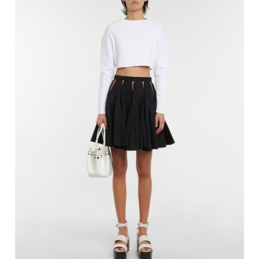 * Alaia Pleated Miniskirt