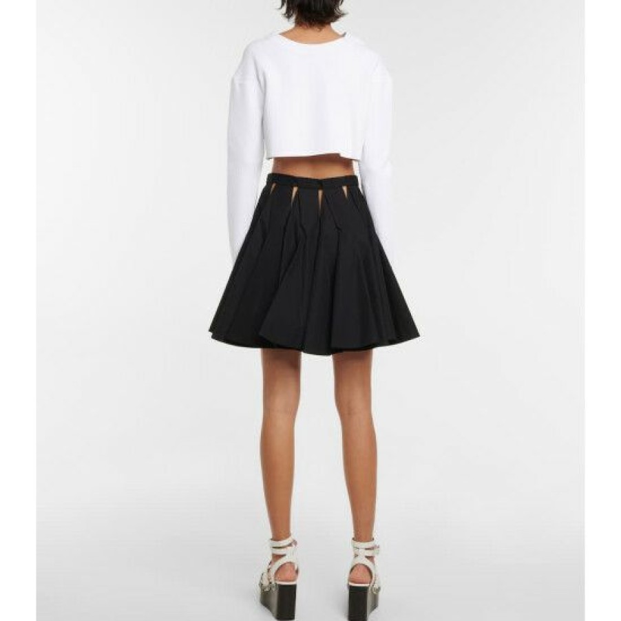 * Alaia Pleated Miniskirt