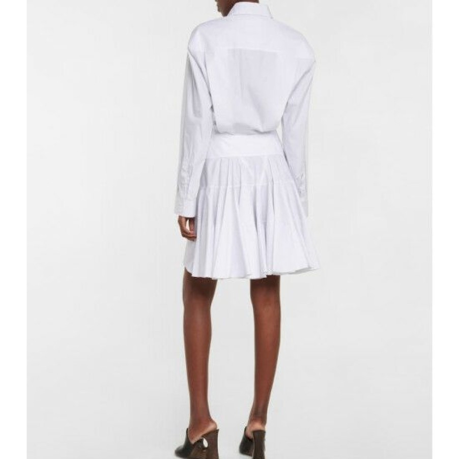 * Alaia Cotton Shirt Dress