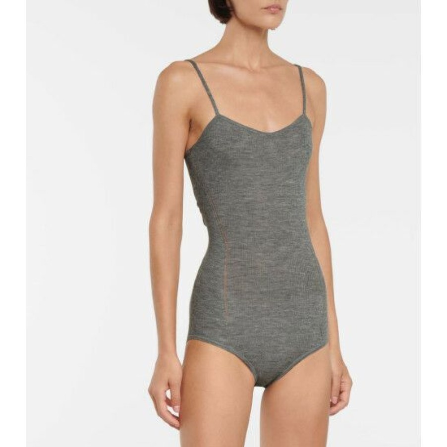 * Alaia Cashmere-Blend Bodysuit