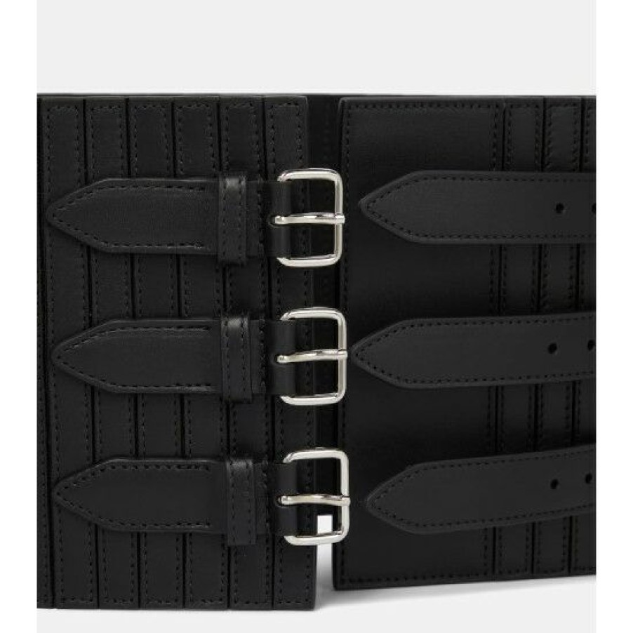 * Alaia Leather Corset Belt