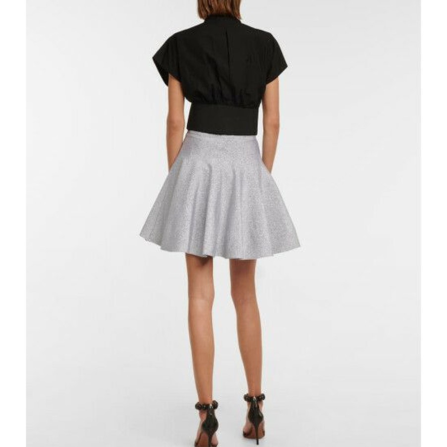 * Alaia Pleated Miniskirt