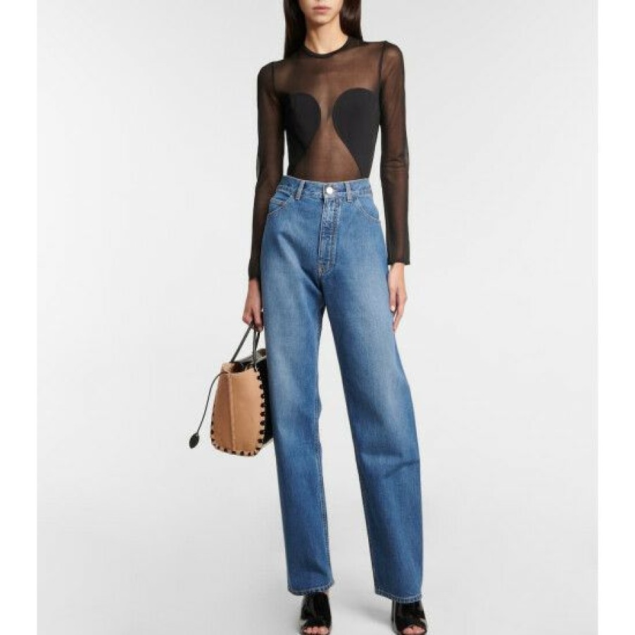 * Alaia High-Rise Jeans