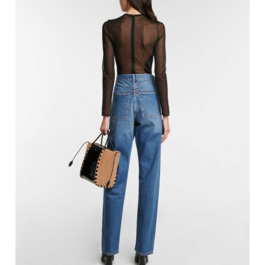 * Alaia High-Rise Jeans