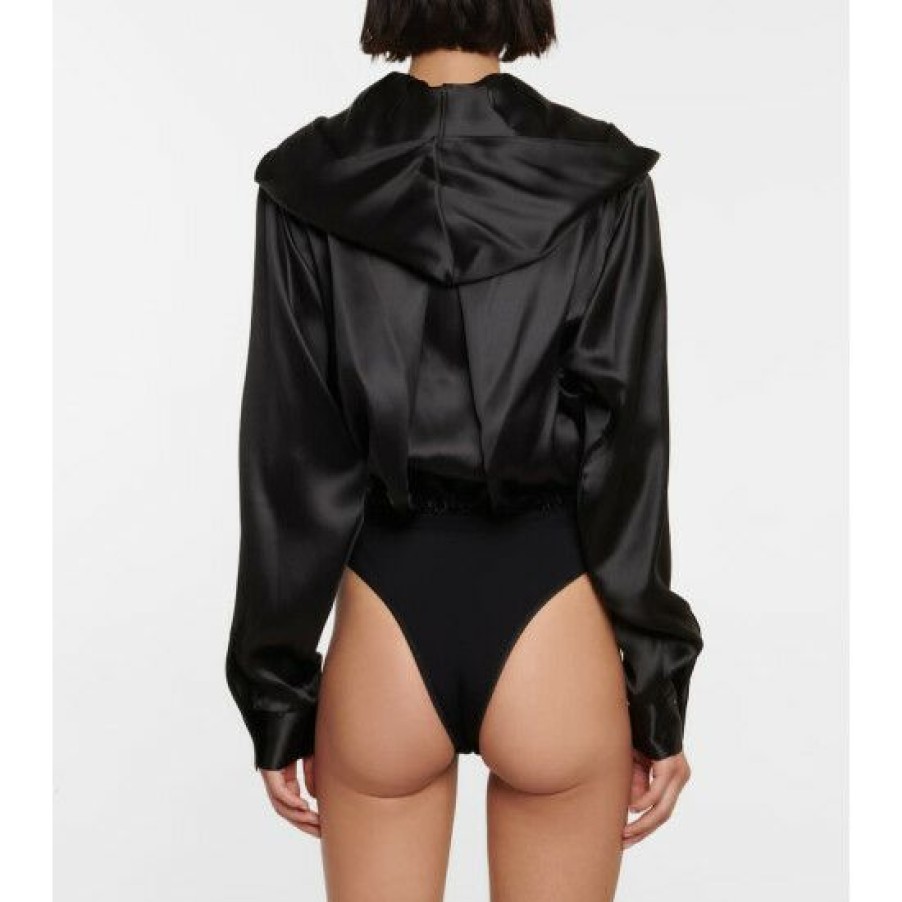 * Alaia Silk Bodysuit