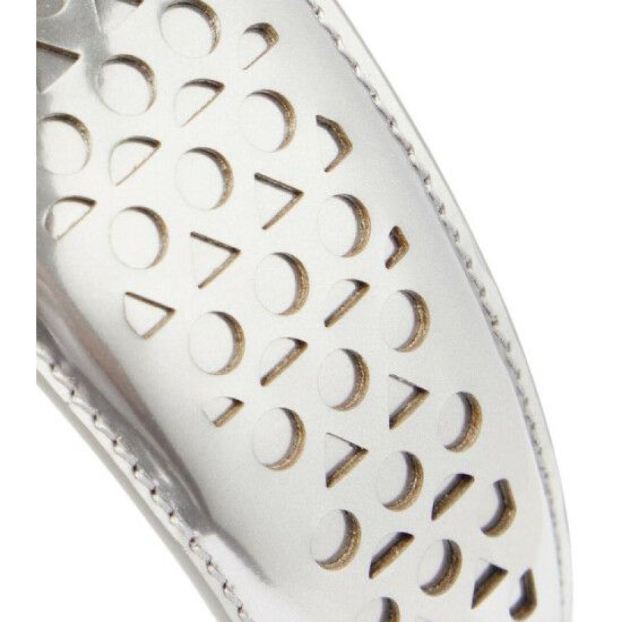 * Alaia Perforated Leather Headband