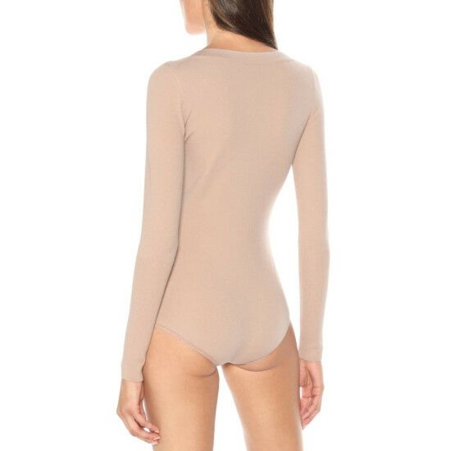 * Alaia Wool-Blend Bodysuit