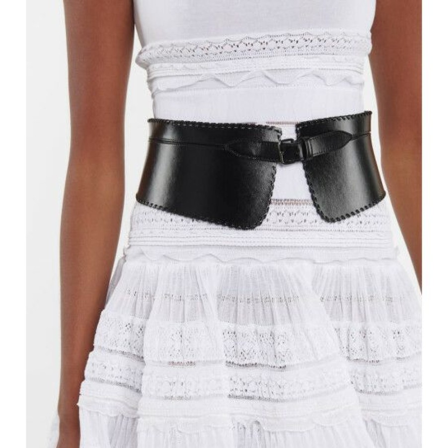 * Alaia Leather Corset Belt