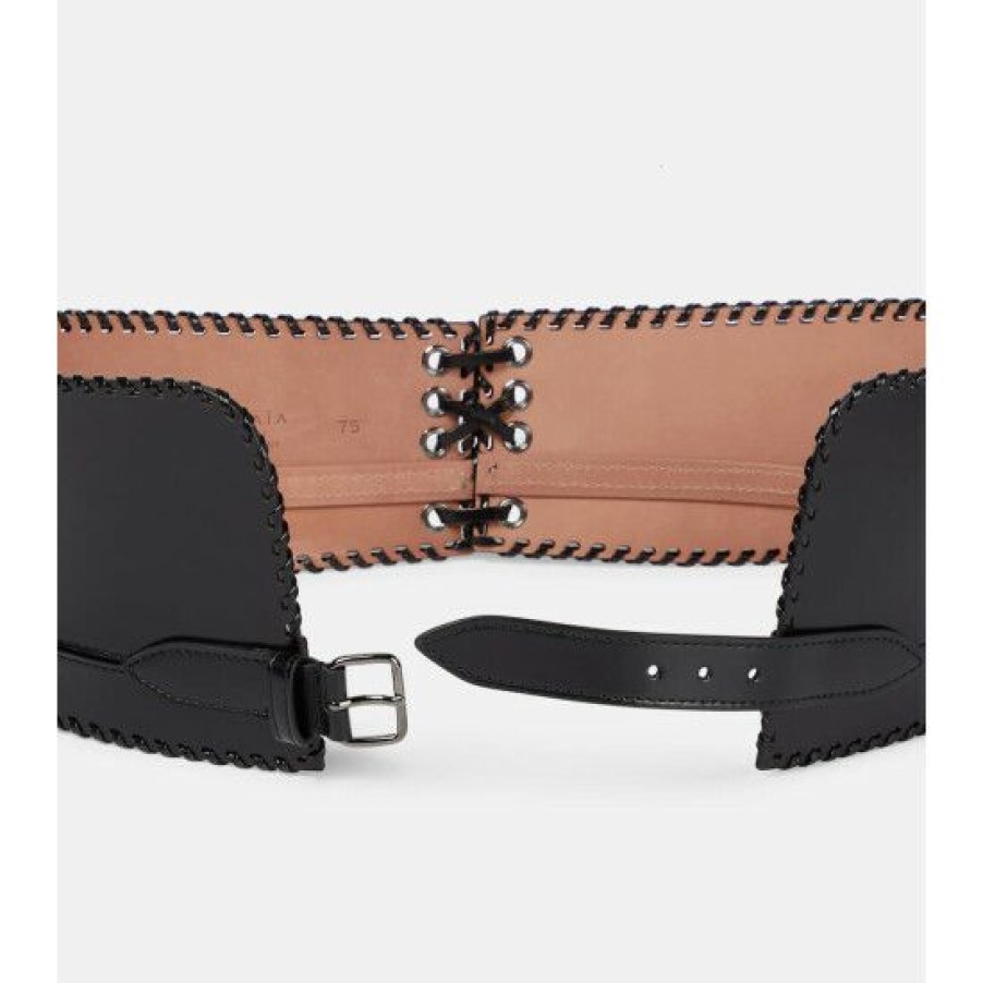 * Alaia Leather Corset Belt