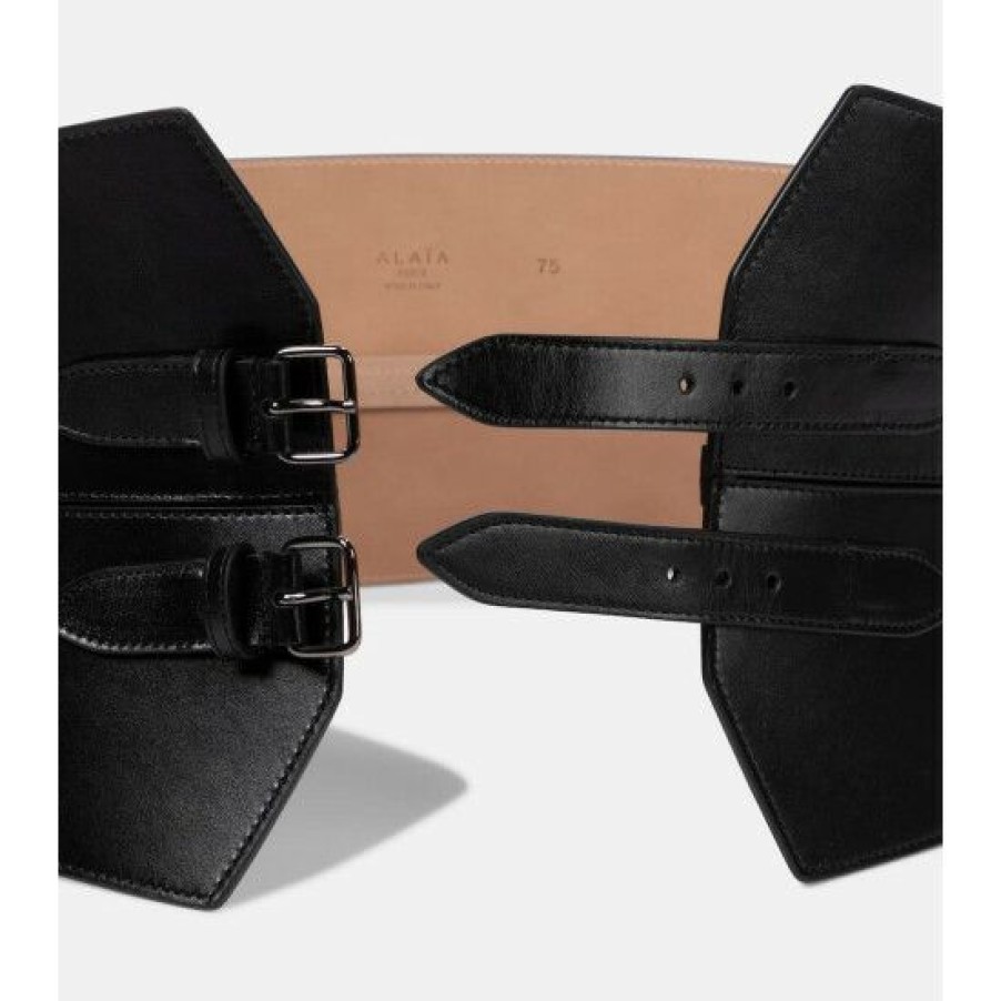 * Alaia Leather Corset Belt