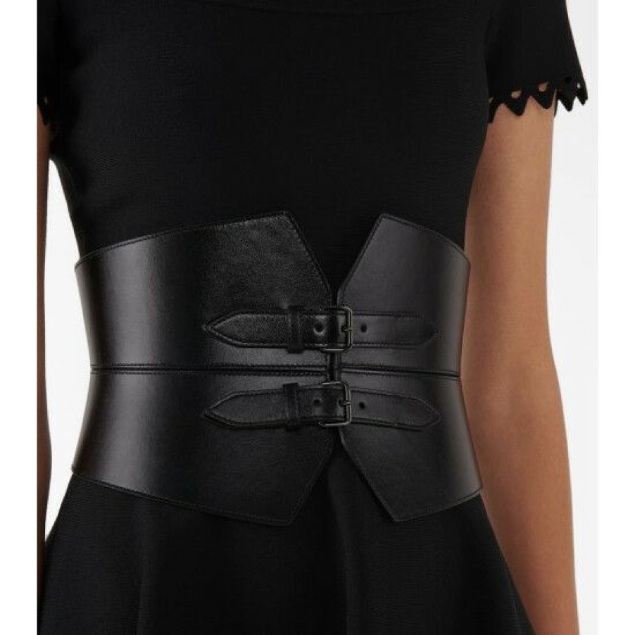 * Alaia Leather Corset Belt