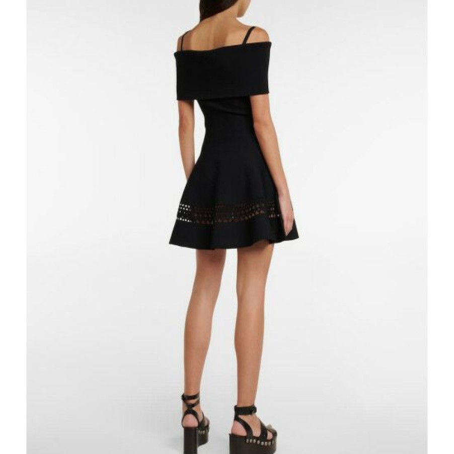 * Alaia Vienne Off-Shoulder Minidress