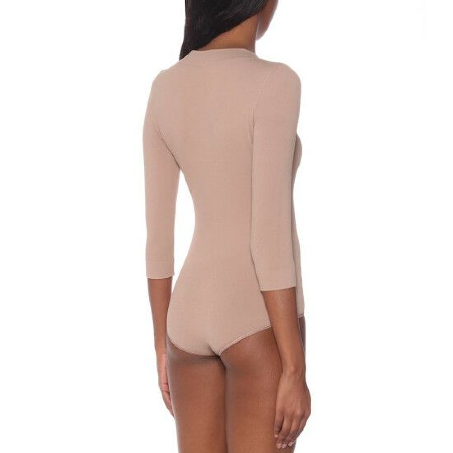 * Alaia Stretch-Knit Bodysuit