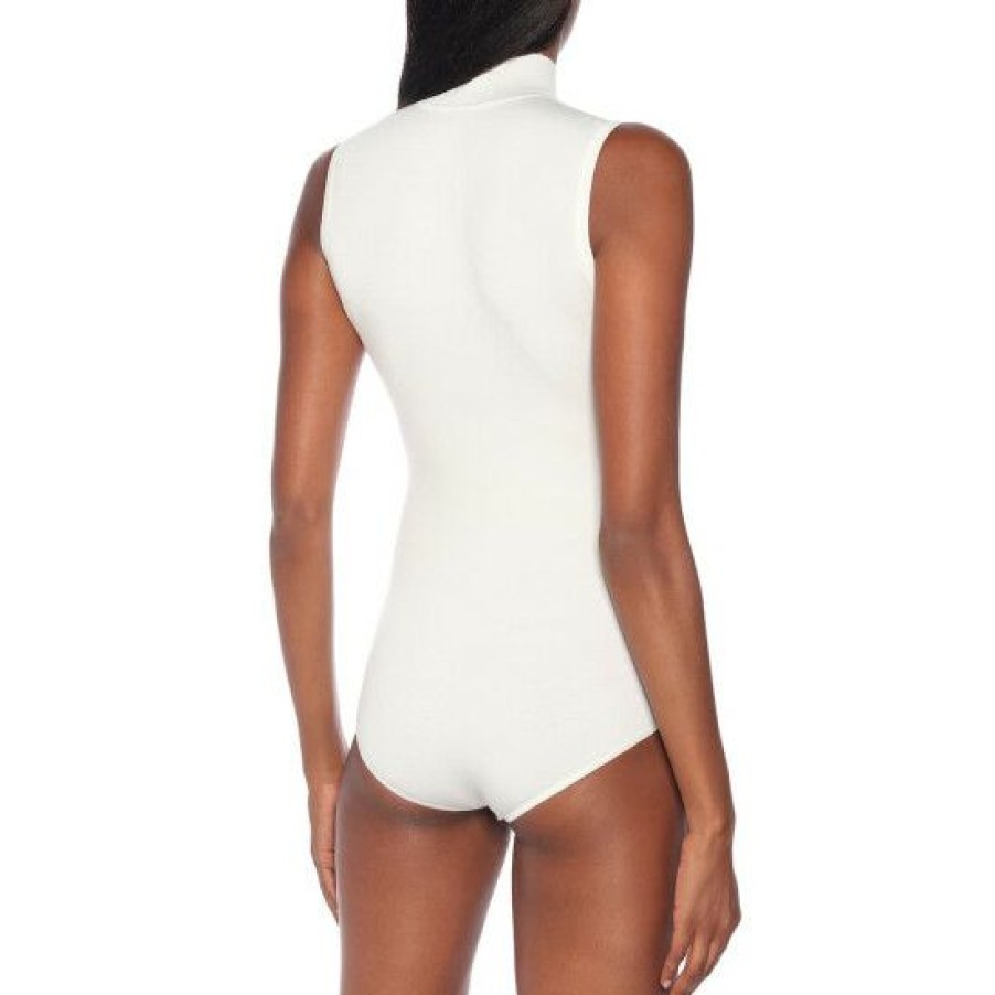 * Alaia Wool-Blend Bodysuit