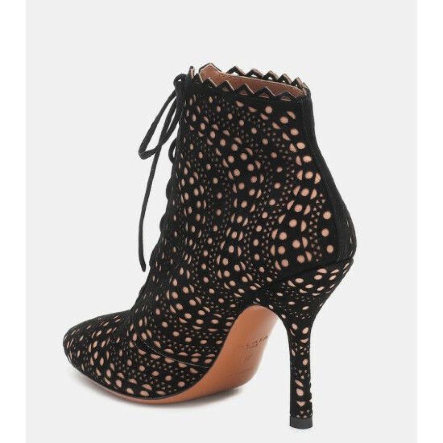 * Alaia Suede Ankle Boots