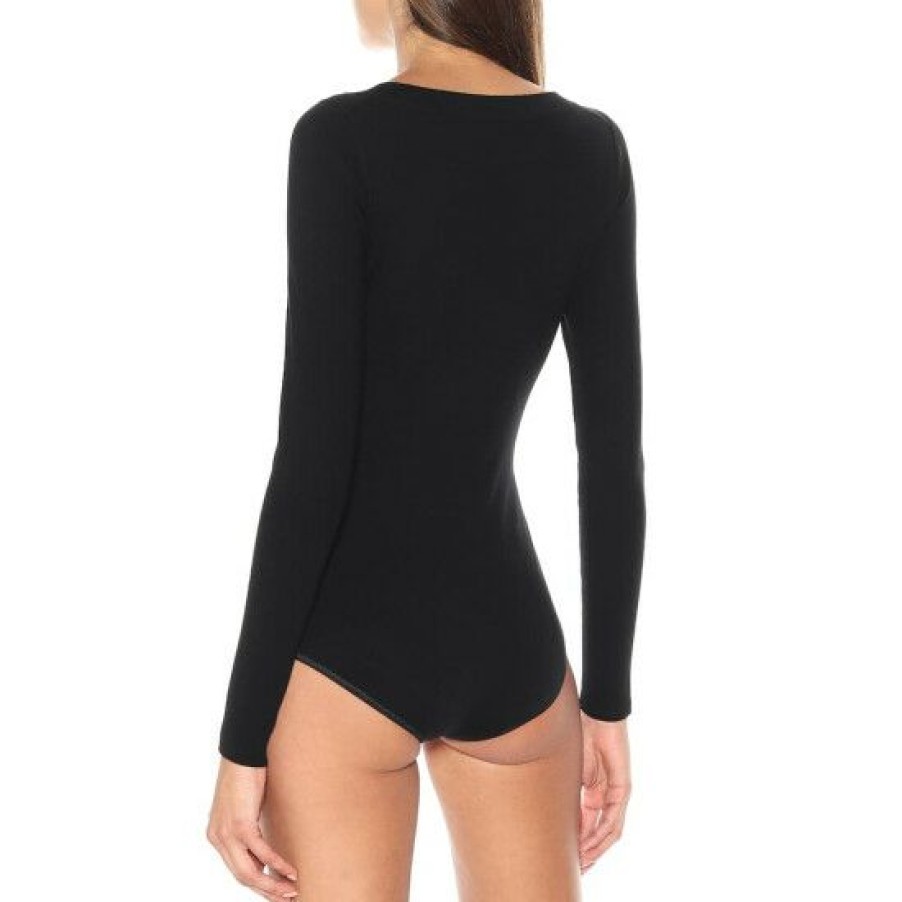 * Alaia Wool-Blend Bodysuit