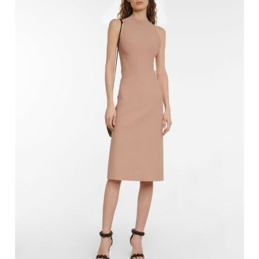 * Alaia Cutout Midi Dress