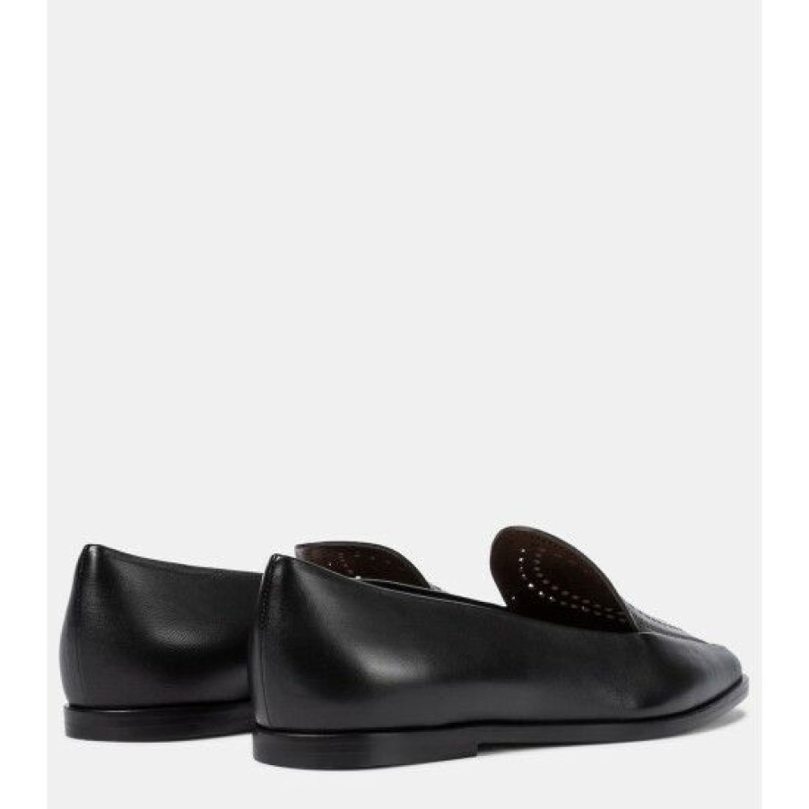 * Alaia Leather Loafers