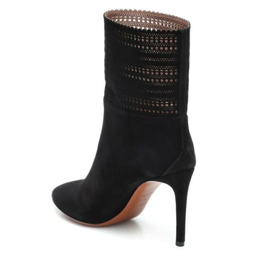 * Alaia Suede Ankle Boots