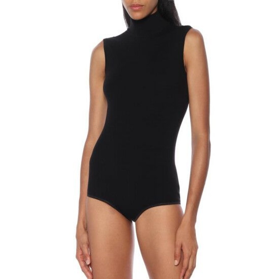 * Alaia Wool-Blend Bodysuit