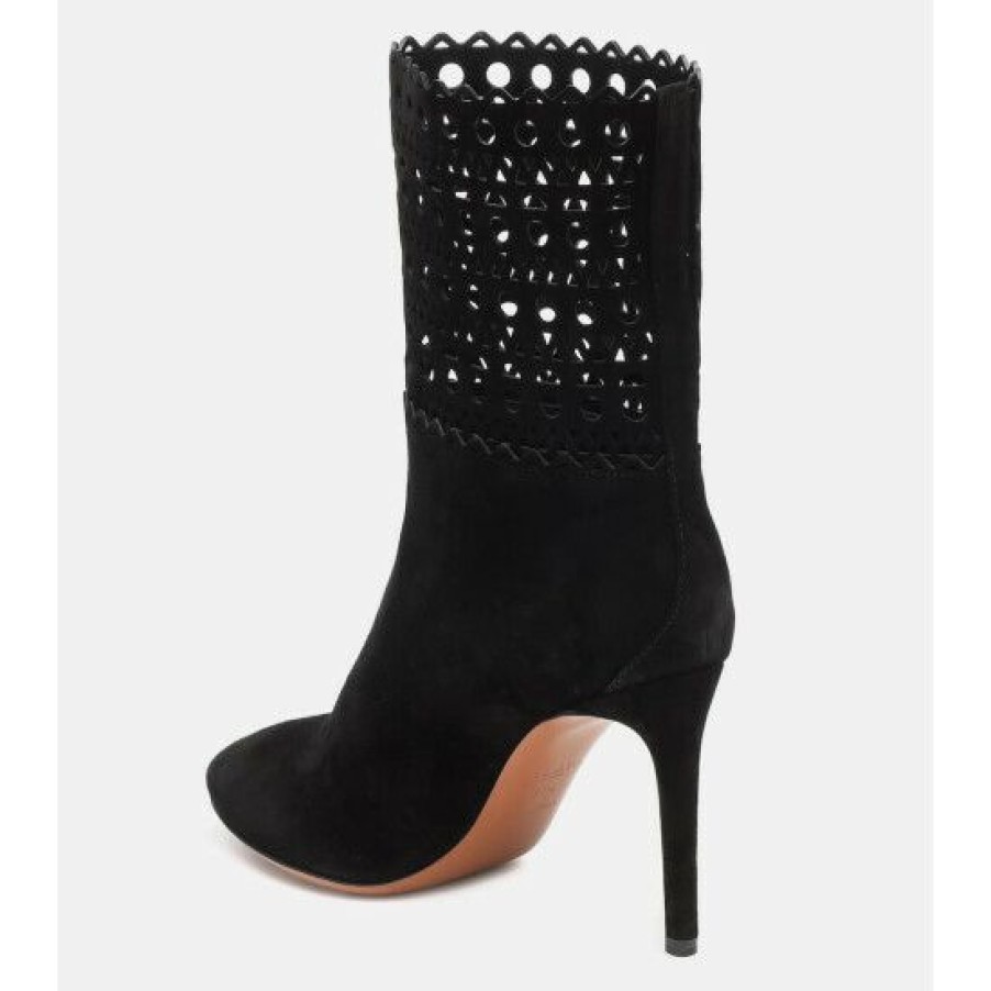 * Alaia Suede Ankle Boots