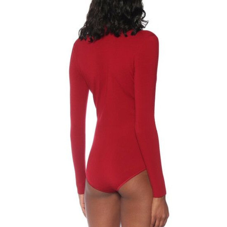 * Alaia Wool-Blend Bodysuit