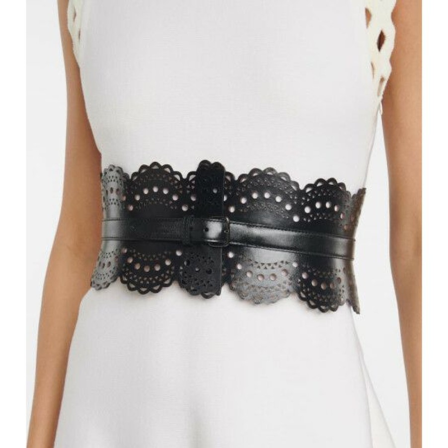 * Alaia Leather Corset Belt