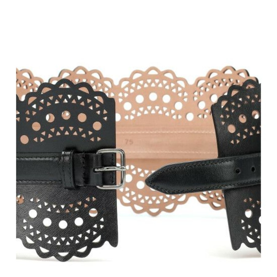 * Alaia Leather Corset Belt