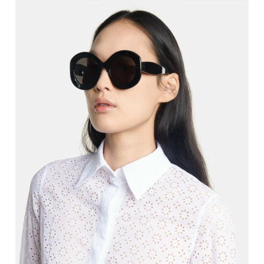 * Alaia Oval Sunglasses