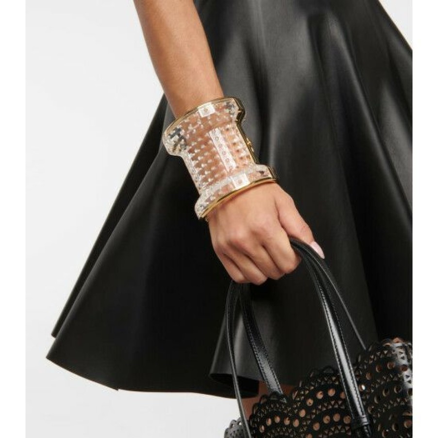 * Alaia Plexi Cuff Bracelet