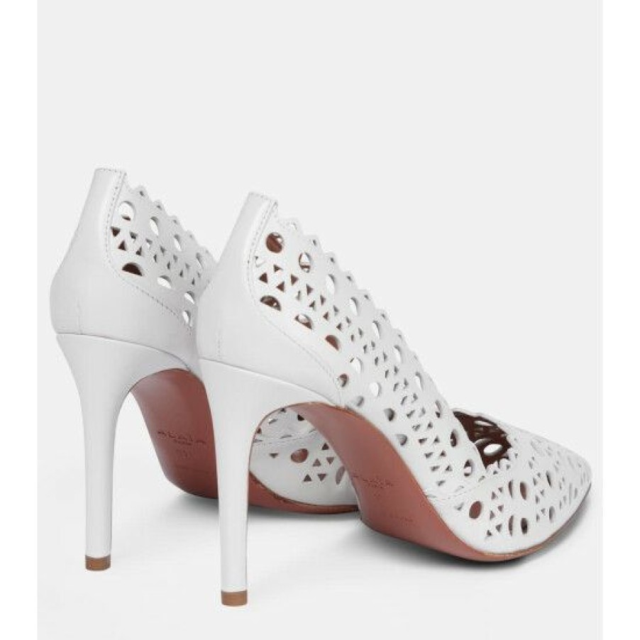 * Alaia Leather Pumps