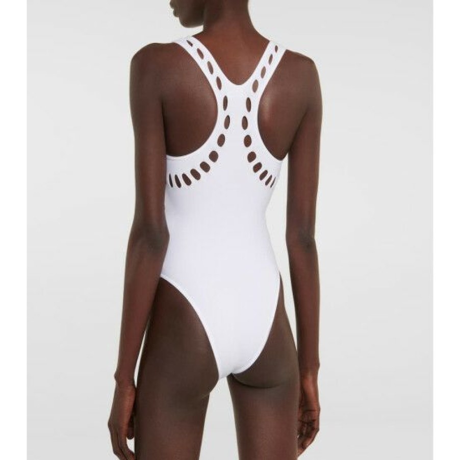 * Alaia Cutout Racerback Swimsuit