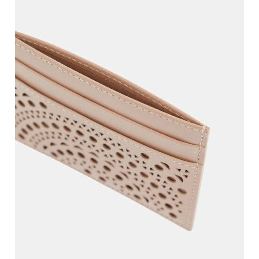 * Alaia Leather Card Holder